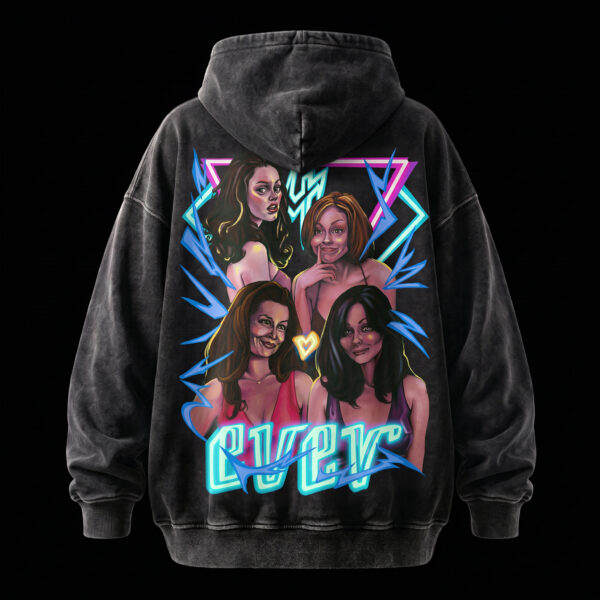 the Heir/4Ever – Vintage Black - Long Hoodie